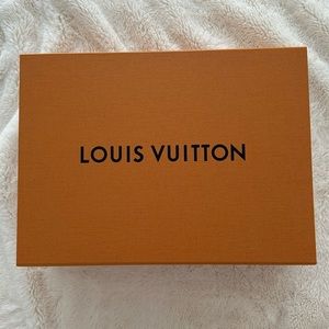 Louis Vuitton golden yellow large magnetic lid rectangular storage gift box
